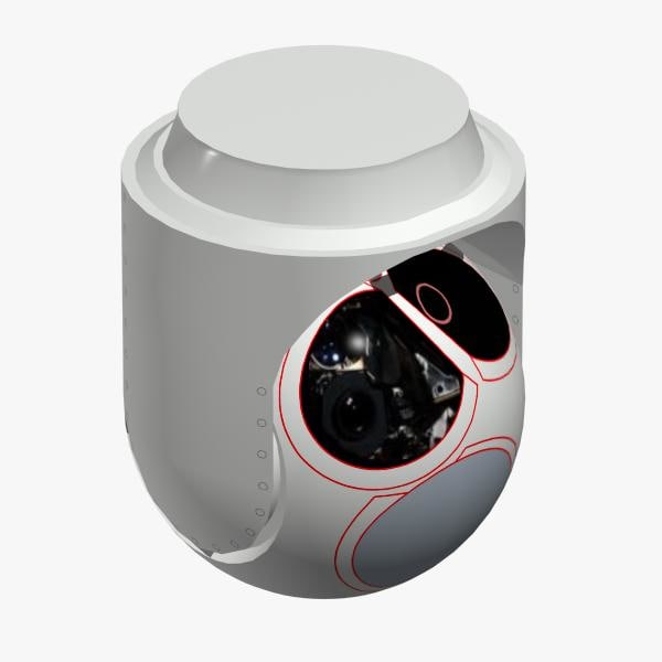 l3 electrooptical sensor mx15hdi 3d model